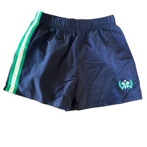 VTG Hartstrings Navy Blue Athletic Sporty Shorts Tennis Embroidered Boy Girl 4